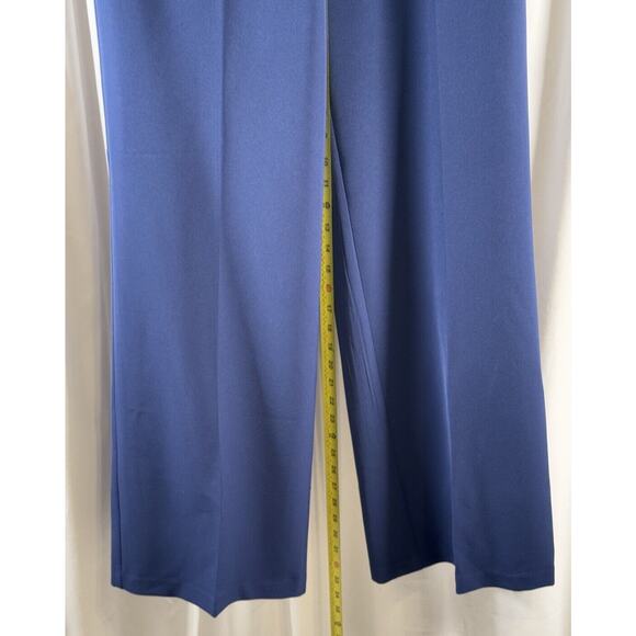 eva mendes Wide Leg Sailor Trousers Blue 8 Academia career 74-22 - Picture 10 of 16
